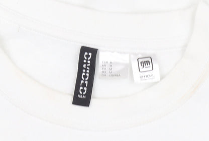Womens UK Size 12 H&M White Pullover Jumper