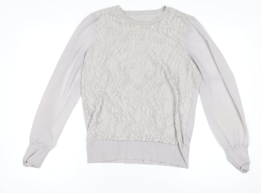 Womens UK Size L Oasis Grey Pullover Jumper