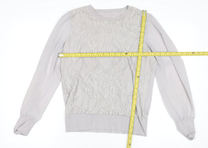 Womens UK Size L Oasis Grey Pullover Jumper