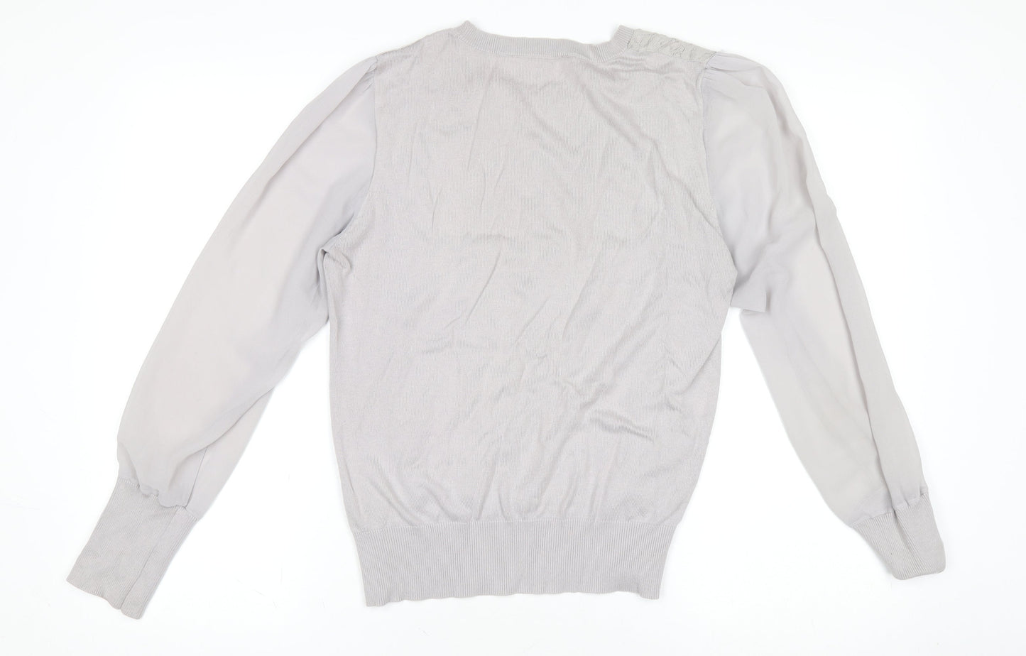 Womens UK Size L Oasis Grey Pullover Jumper
