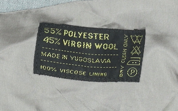Mens UK Size L Varteks International Regular Grey Suit Jacket