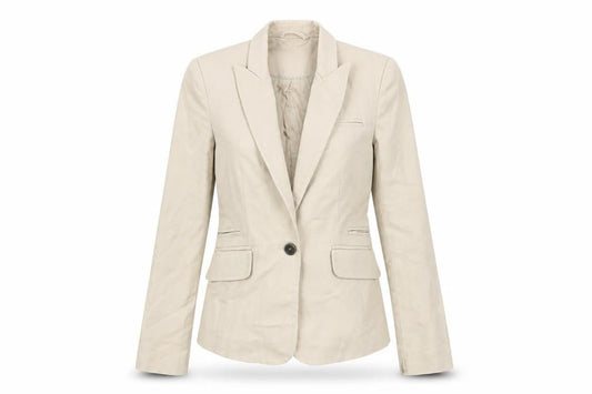 Womens UK Size 8 Mango Regular Beige Blazer