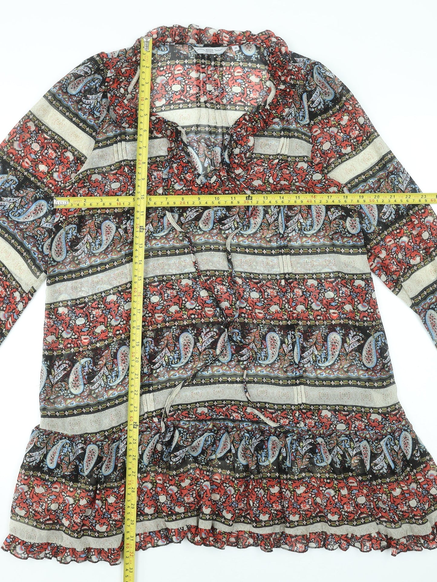 Womens UK Size 10 New Look Bohemian Dress