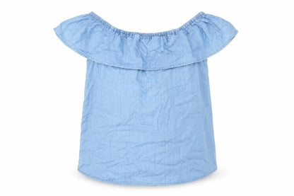 Womens UK Size 10 M&Co Blue Camisole Blouse