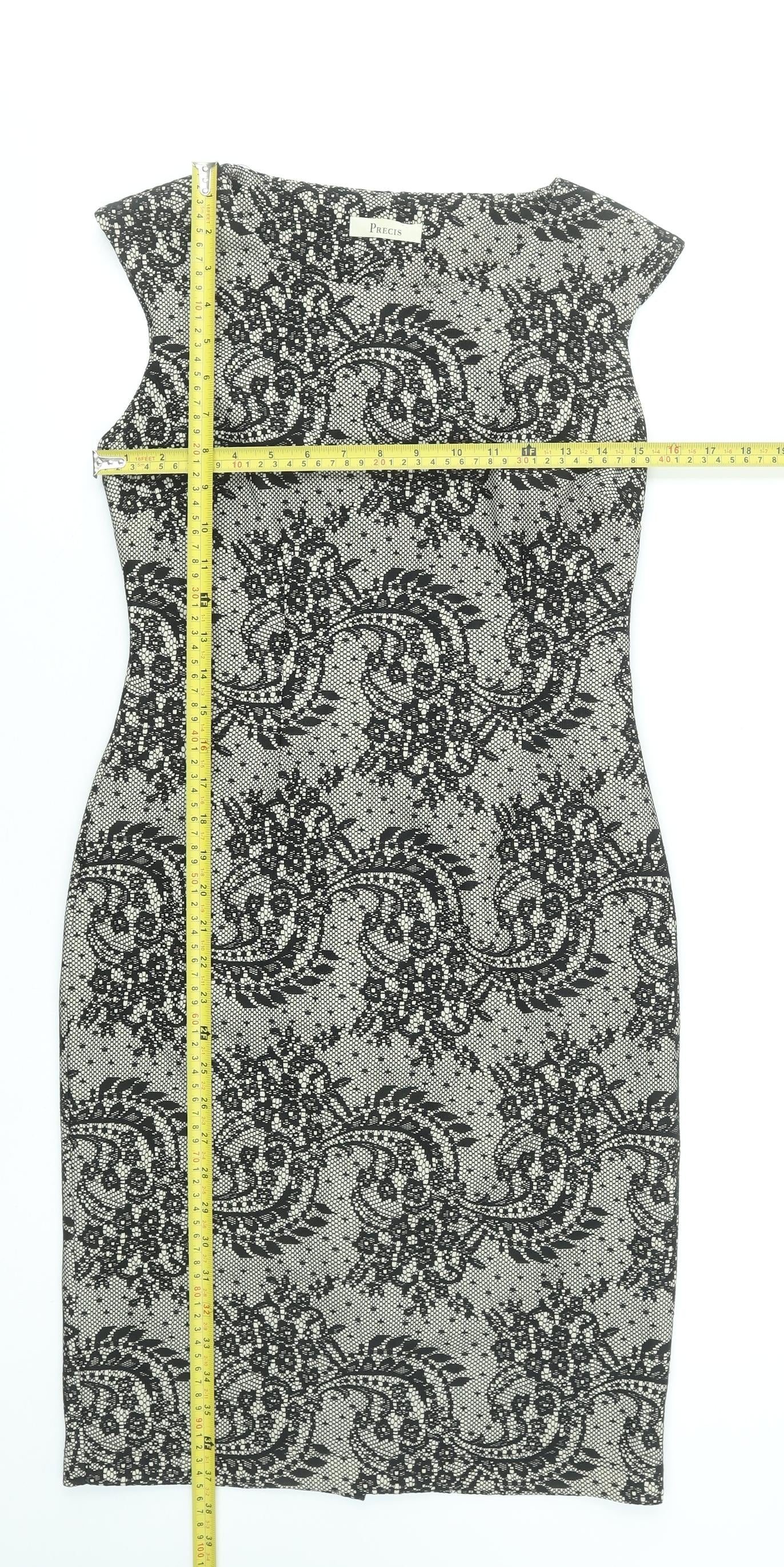 Womens UK Size 8 Precis Sheath Dress
