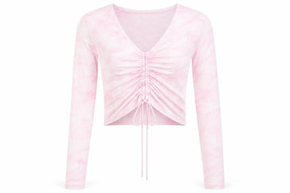 Womens UK Size S Noisy may Pink Cropped T-Shirt