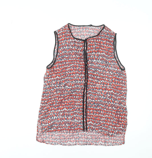 Womens UK Size 12 Zara Multicoloured Camisole Blouse