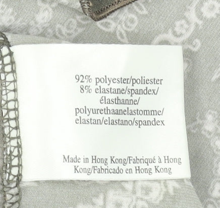 Laura Ashley Women’s Green Paisley Wrap Midi Dress Size 12