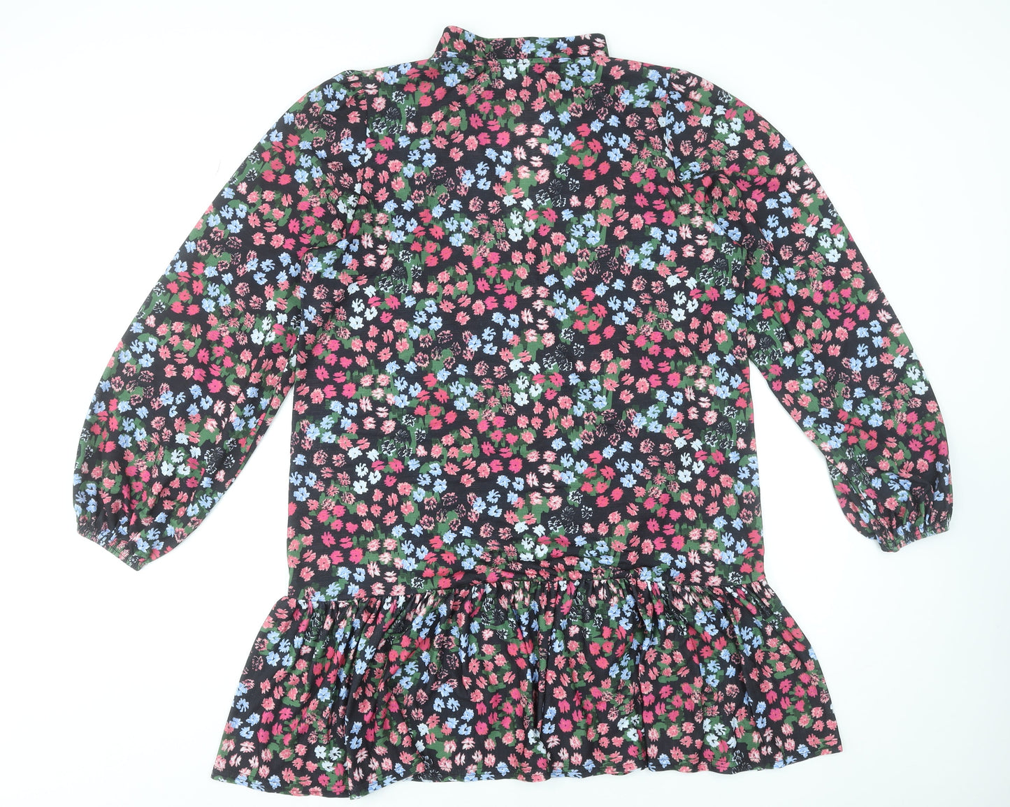 ASOS DESIGN Women’s Multicoloured Floral Smock Dress Size 14 Tall