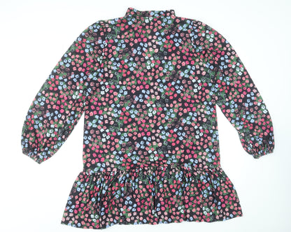 ASOS DESIGN Women’s Multicoloured Floral Smock Dress Size 14 Tall
