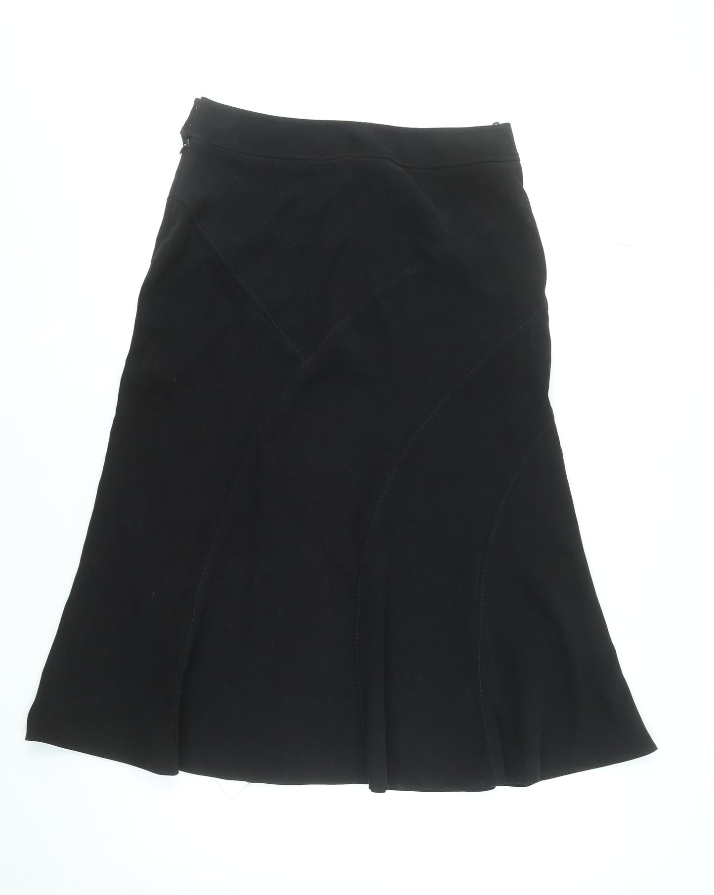 Classics Women's Black Size 10 Flare Knee Length Skirt