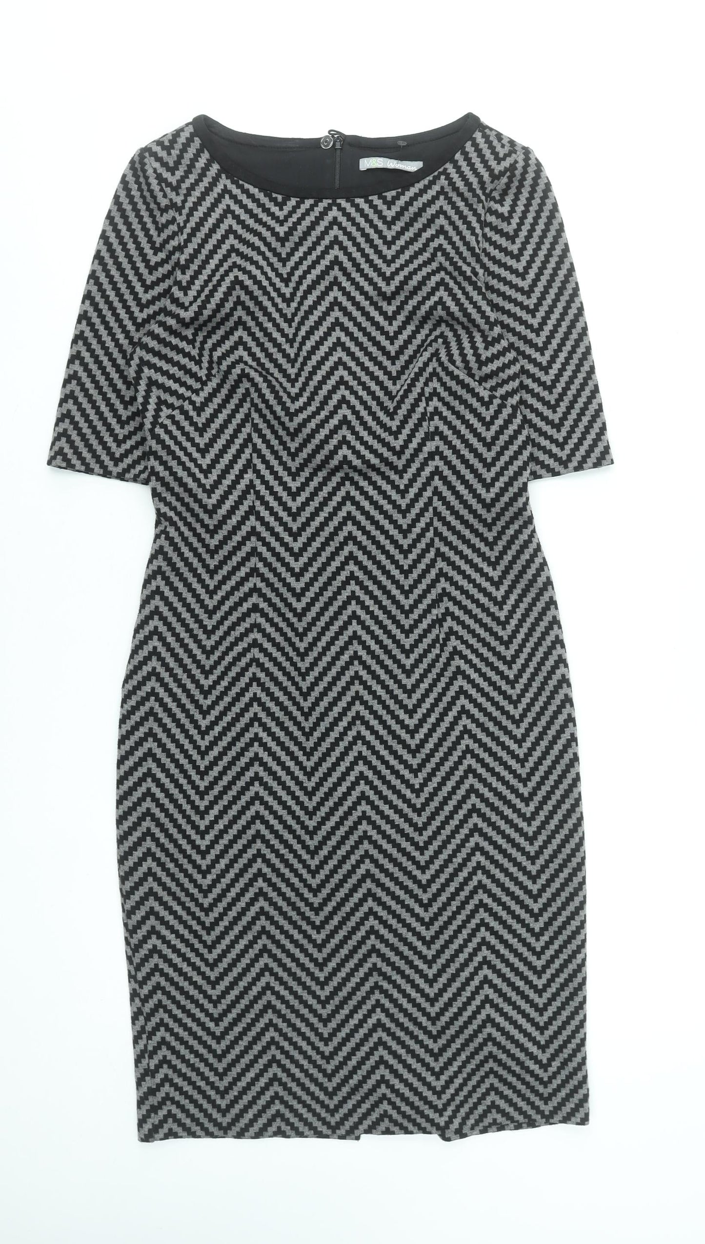 Womens UK Size 10 Marks and Spencer Sheath Dress