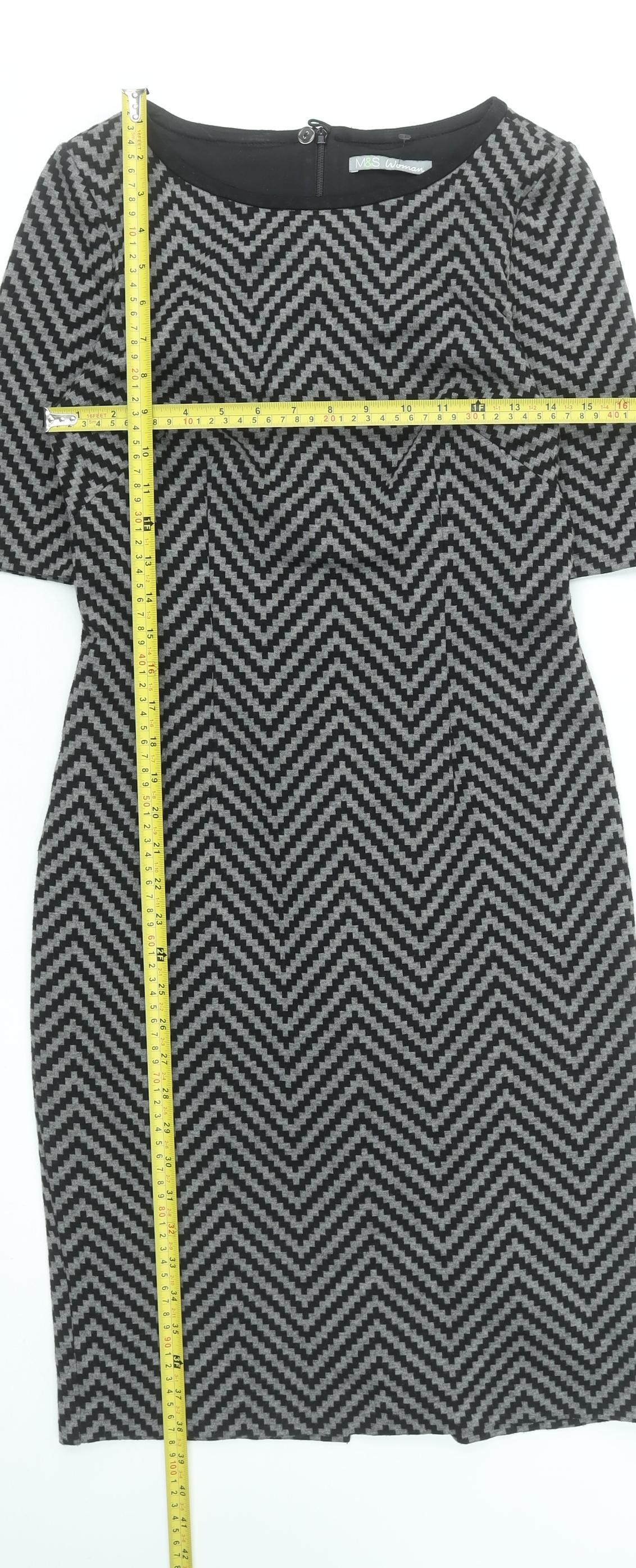 Womens UK Size 10 Marks and Spencer Sheath Dress