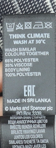 Marks and Spencer Women’s Multicoloured Striped Midi Wrap Skirt Size 18