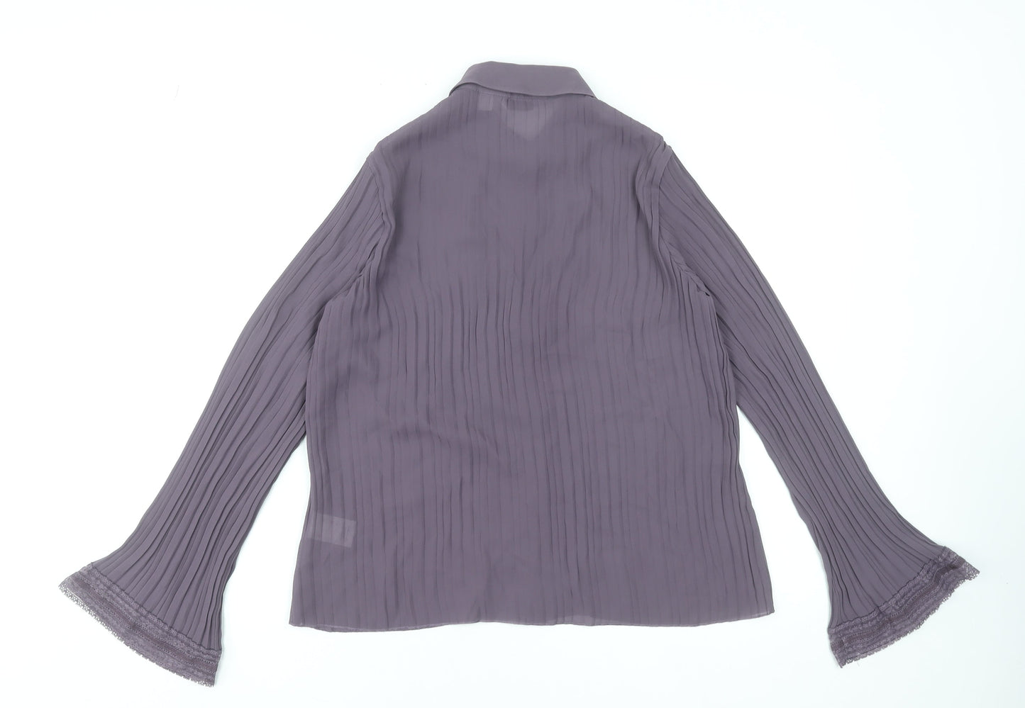 Womens UK Size 10 NEXT Purple Tunic Blouse