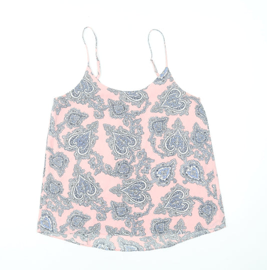 Womens UK Size 12 Oasis Pink Camisole Tank