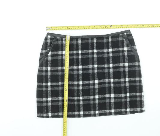 Womens UK Size 10 Select Straight & Pencil Flannel Skirt