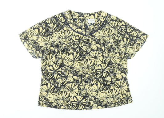 Womens UK Size 16 Eastex Beige Basic Blouse