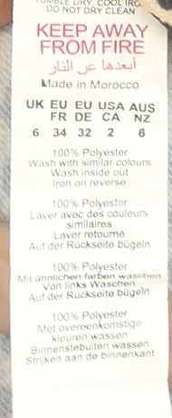 Boohoo Women Beige Animal Print Button Front Mini Dress UK 6