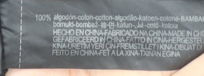 Zara Women Black Cotton Collared Short Sleeve Playsuit Size S