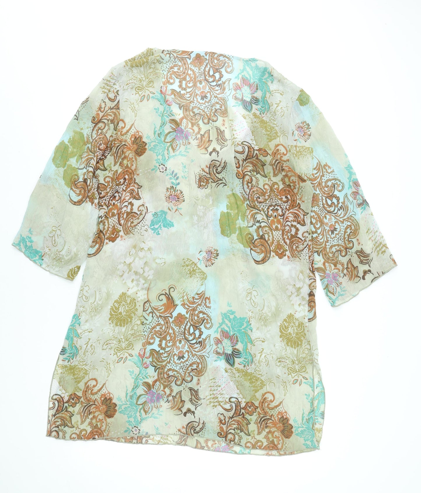Womens UK Size XL Marks and Spencer Multicoloured Tunic Blouse