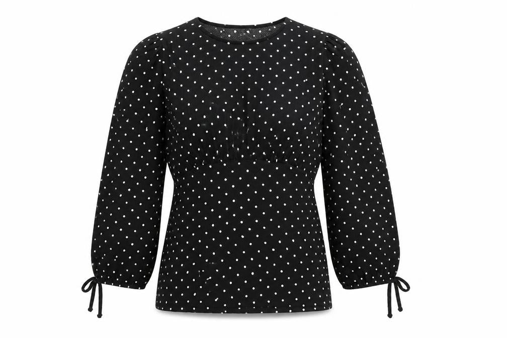 Womens UK Size L Dorothy Perkins Black Tunic Blouse