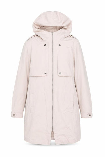 Womens UK Size 10 Gallery Beige Parka Coat