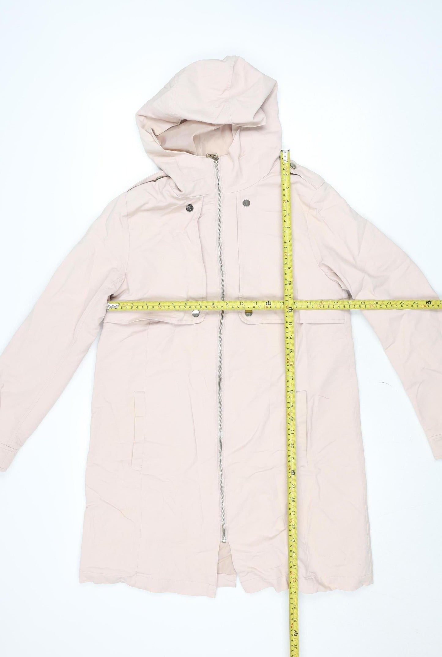 Womens UK Size 10 Gallery Beige Parka Coat