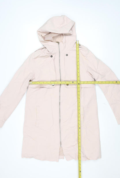 Womens UK Size 10 Gallery Beige Parka Coat