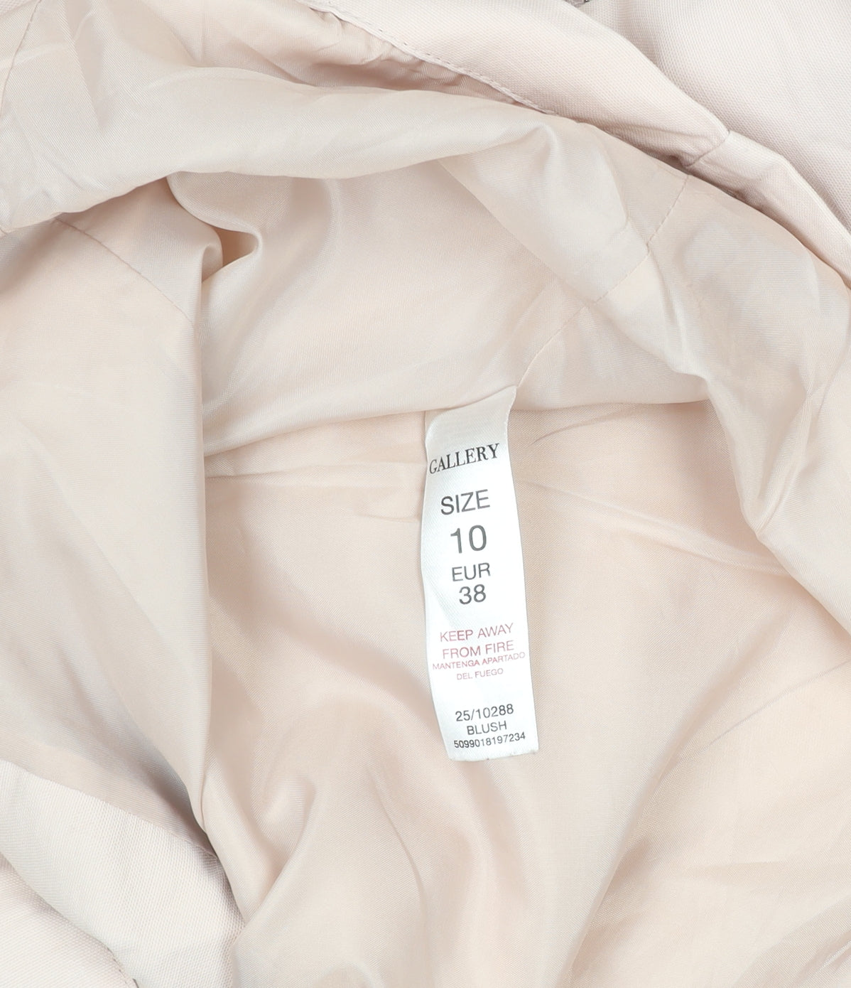 Womens UK Size 10 Gallery Beige Parka Coat