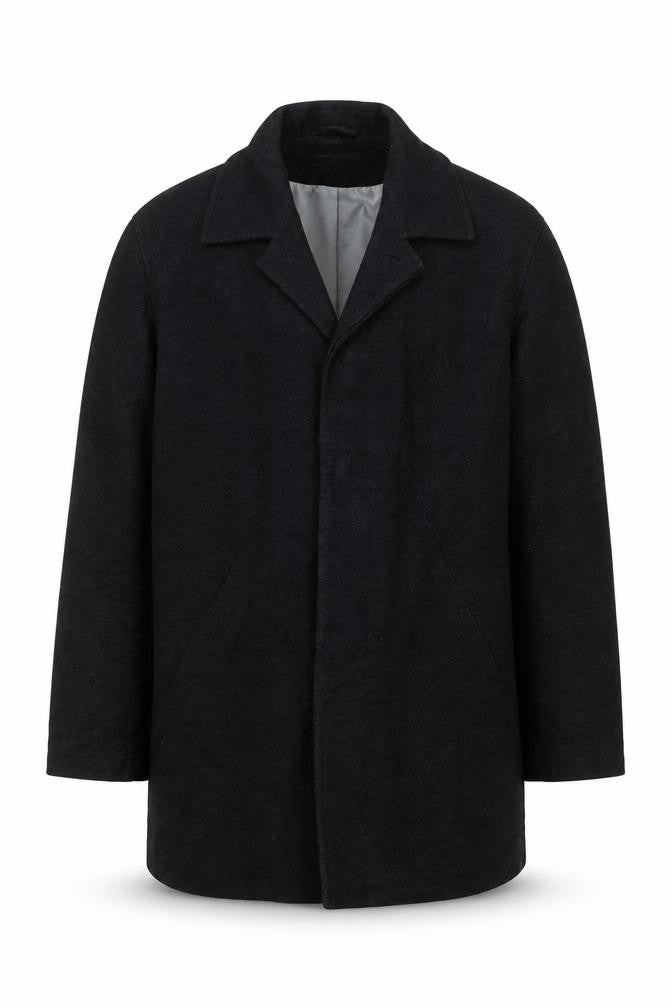 Mens UK Size L George Grey Overcoat