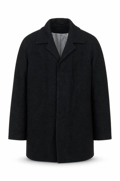 Mens UK Size L George Grey Overcoat