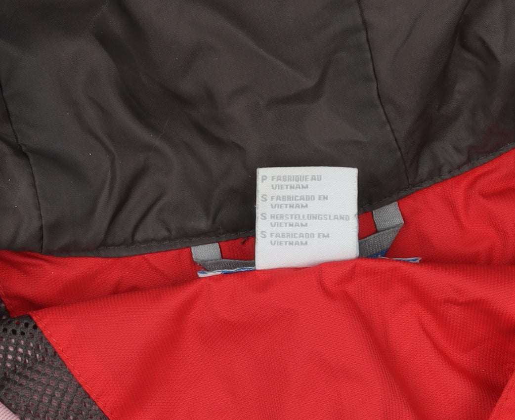 Womens UK Size S Columbia Red Parka Coat