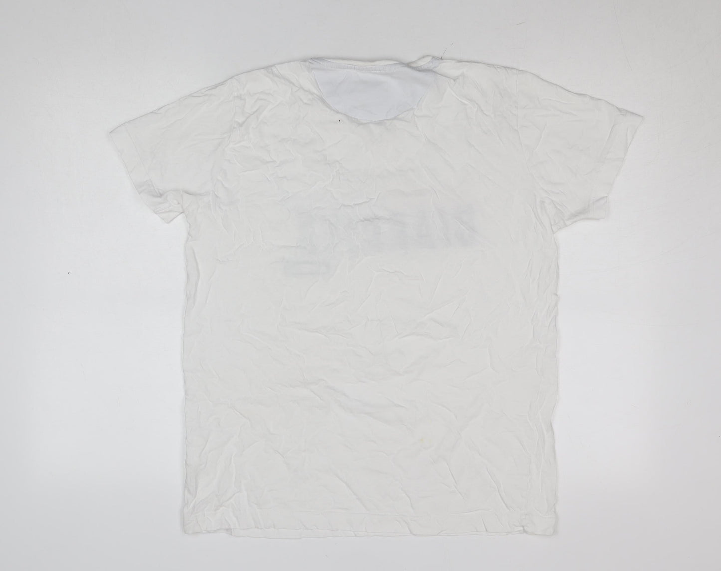 Mens UK Size S Galileo White  T-Shirt