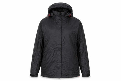 Womens UK Size 12 Jack In A Pack Black Rain Coat