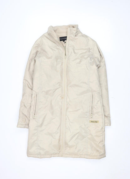 Womens UK Size 10 Roberto Celli Beige Puffer Jacket