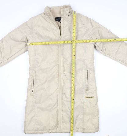 Womens UK Size 10 Roberto Celli Beige Puffer Jacket