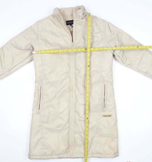 Womens UK Size 10 Roberto Celli Beige Puffer Jacket