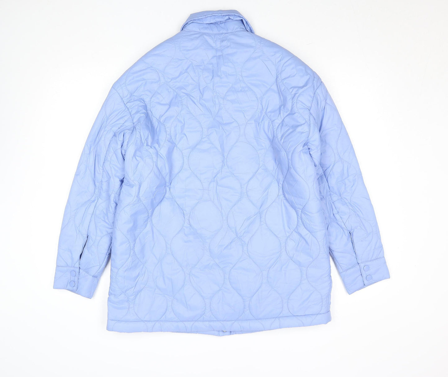 Primark Women’s Blue Quilted Nylon Jacket XS Lightweight Casual