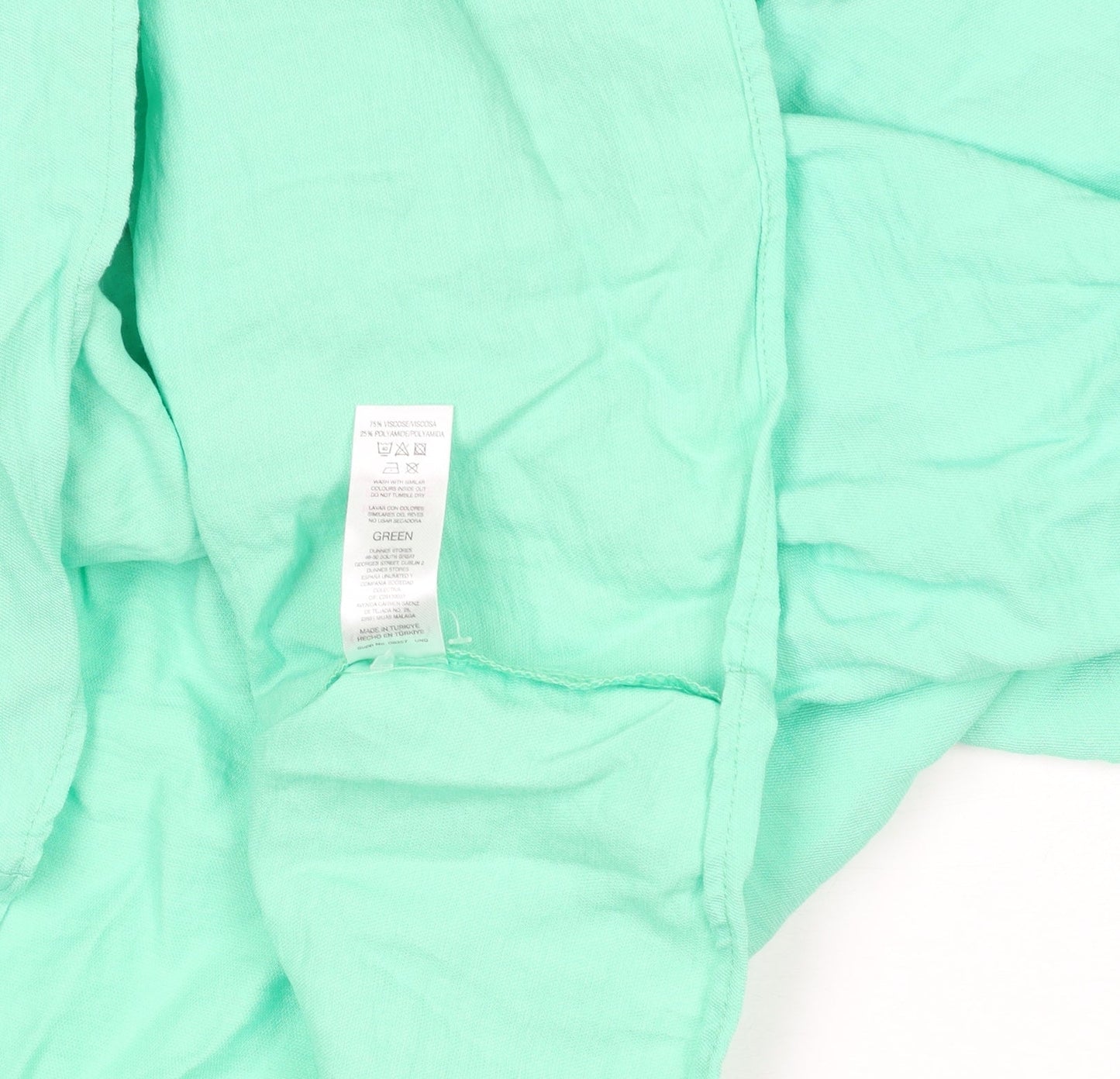 Womens UK Size 10 Gallery Green Basic Button-Up