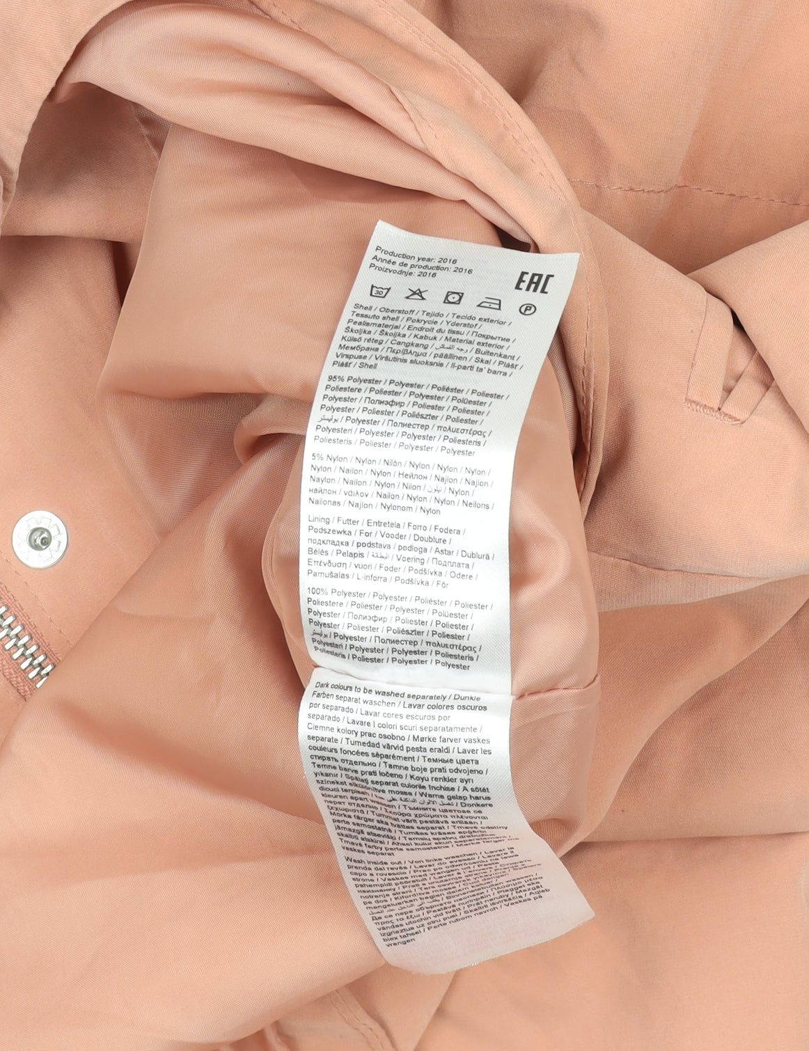 Womens UK Size XS VILA Pink Parka Coat