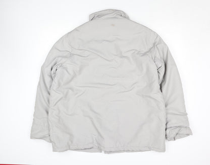 Womens UK Size L Unknown Grey Puffer Jacket