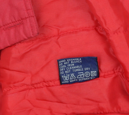 Womens UK Size 14 Rossetti Red Puffer Jacket