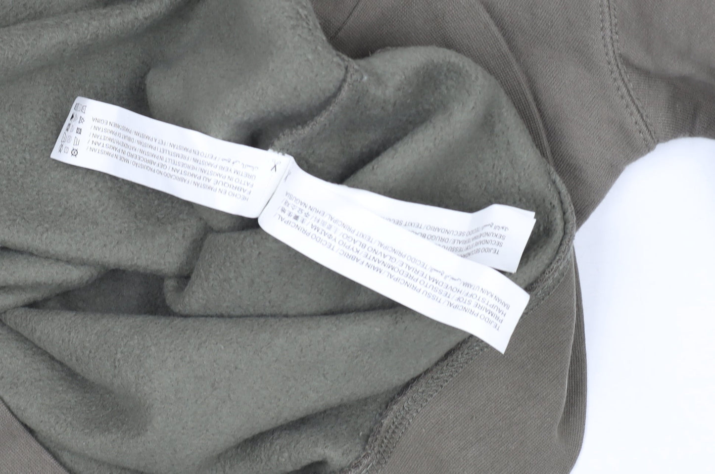 Zara Men’s Brown Cotton Fleece Crew Neck Sweatshirt Size M