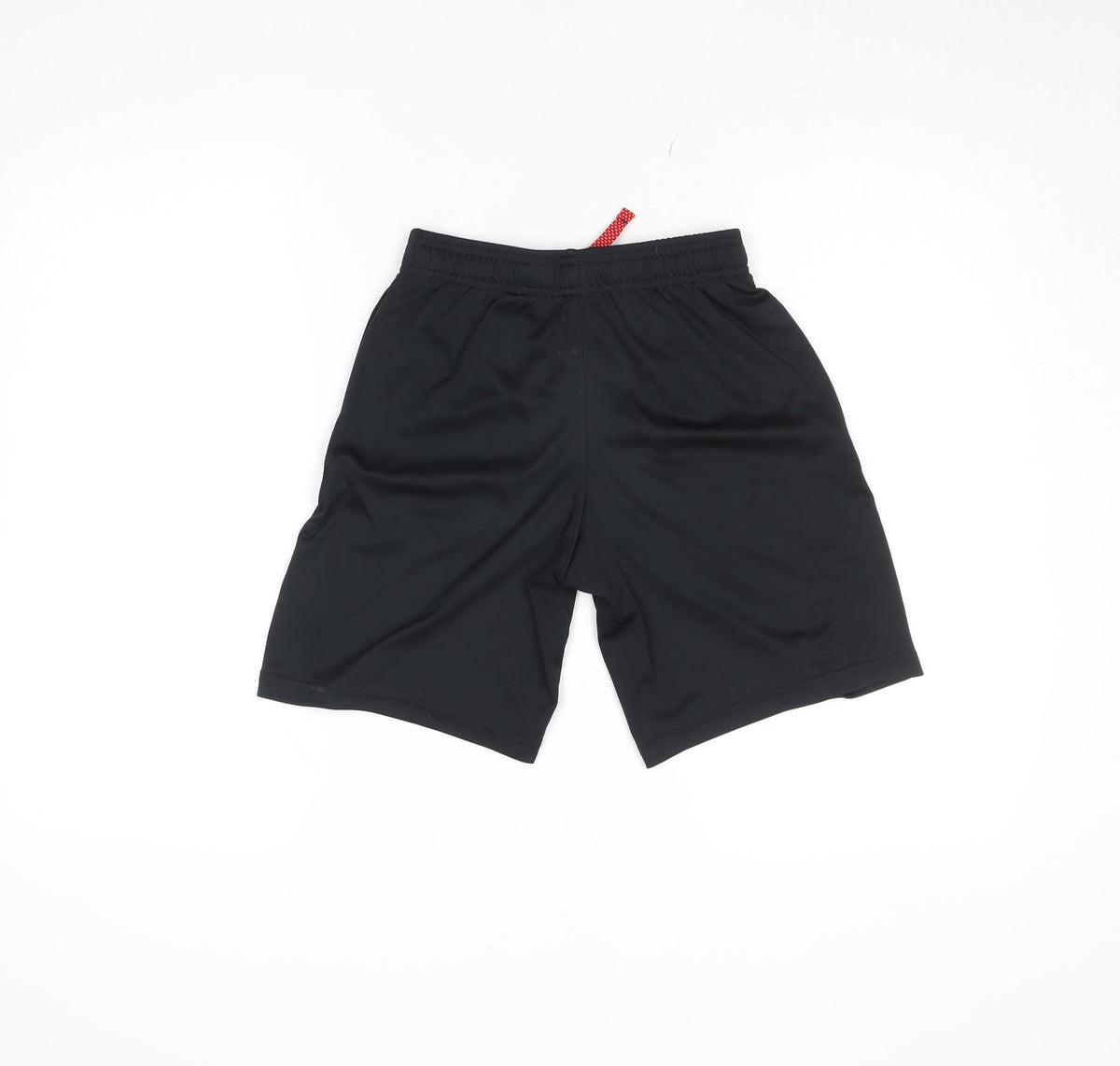 Under Armour Boys Black Medium Athletic Shorts Loose Fit with Drawstring