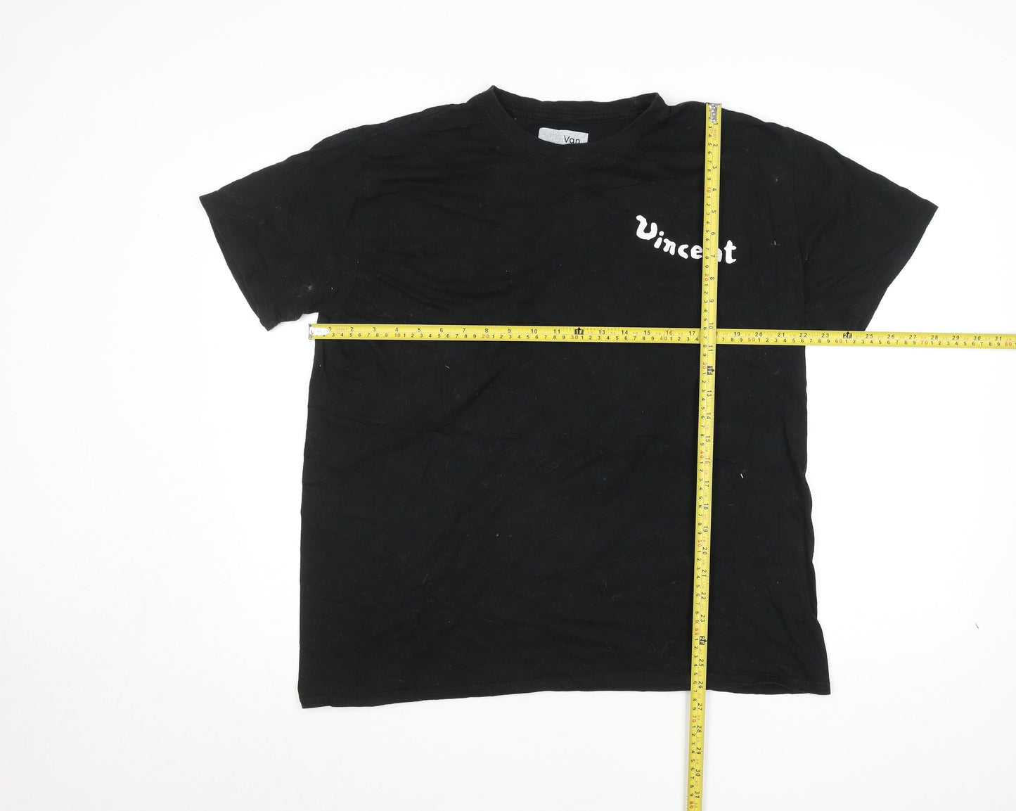 Van Gogh Museum Men’s Black Art Graphic T-Shirt Size M