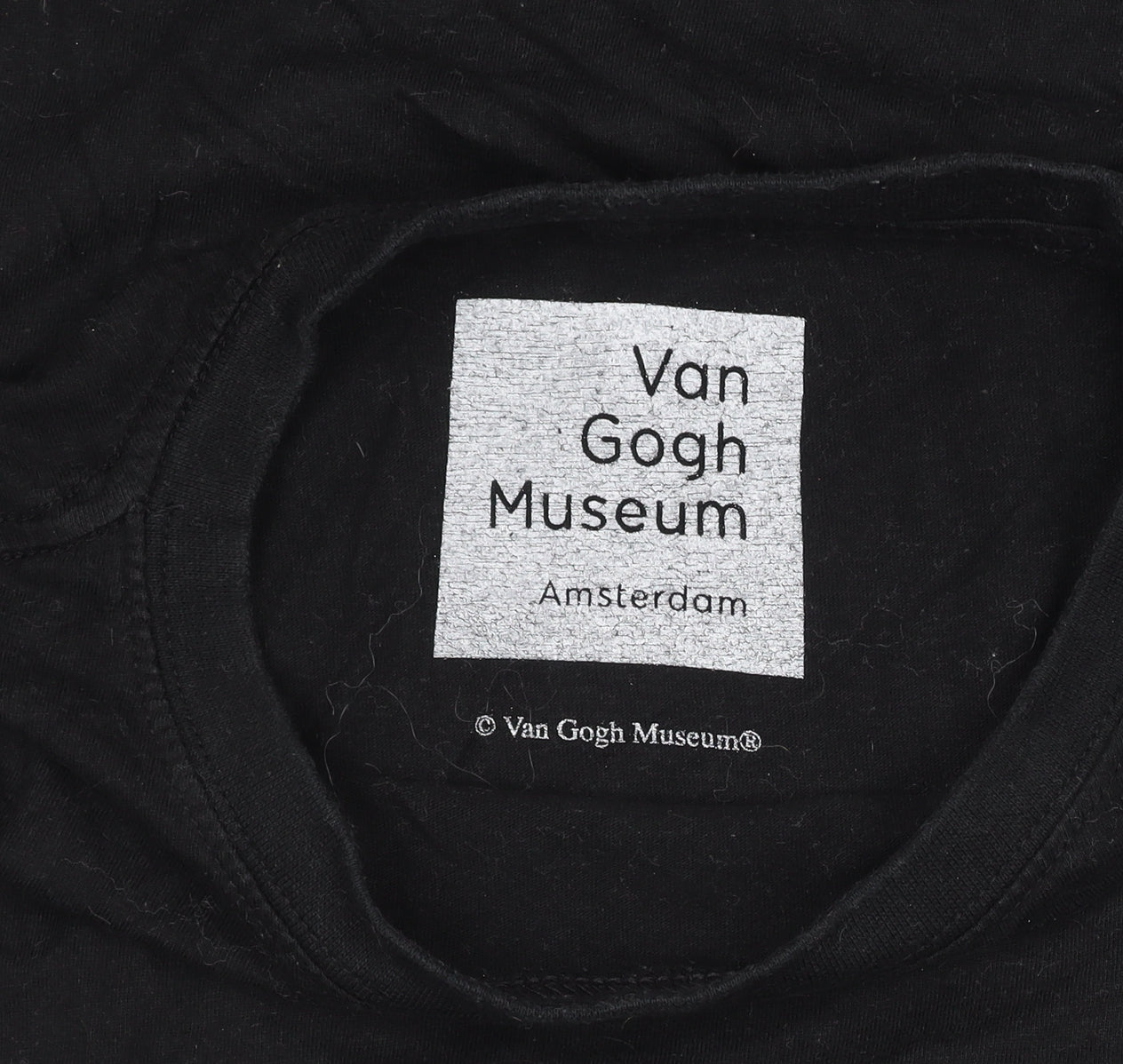 Van Gogh Museum Men’s Black Art Graphic T-Shirt Size M