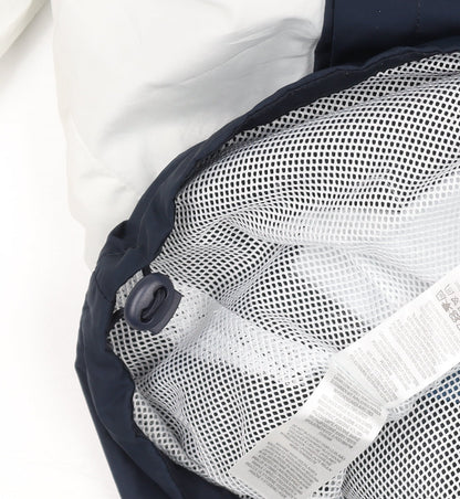 Primark Men Blue Colourblock Hooded Anorak Jacket Size M