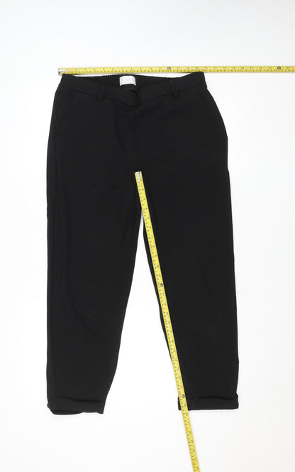 Womens UK Size 14 Savida Regular Fit Casual Workwear Business Black Trousers