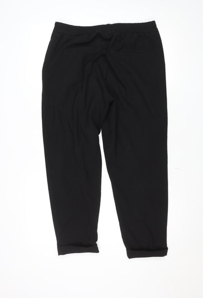 Womens UK Size 14 Savida Regular Fit Casual Workwear Business Black Trousers